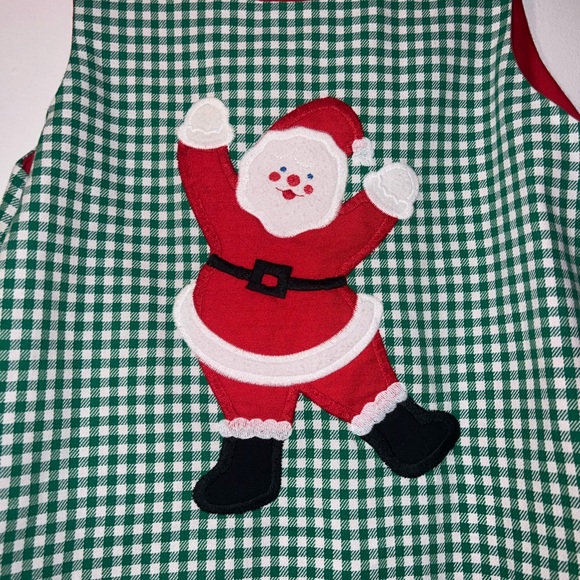 The Bailey Boys Santa Christmas dress (reversible), size 6X - Picture 2 of 6